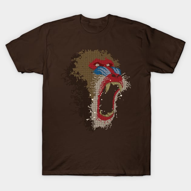 Mandrillus sphinx T-Shirt by vo_maria